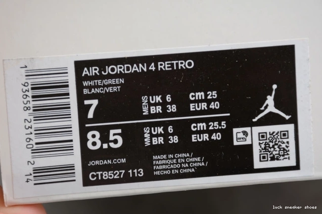 Rep LUCY Pine 4 Air Jordan Green CT8527-113 0714